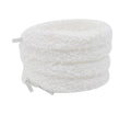 Fluffy Flat Laces 'WHITE'