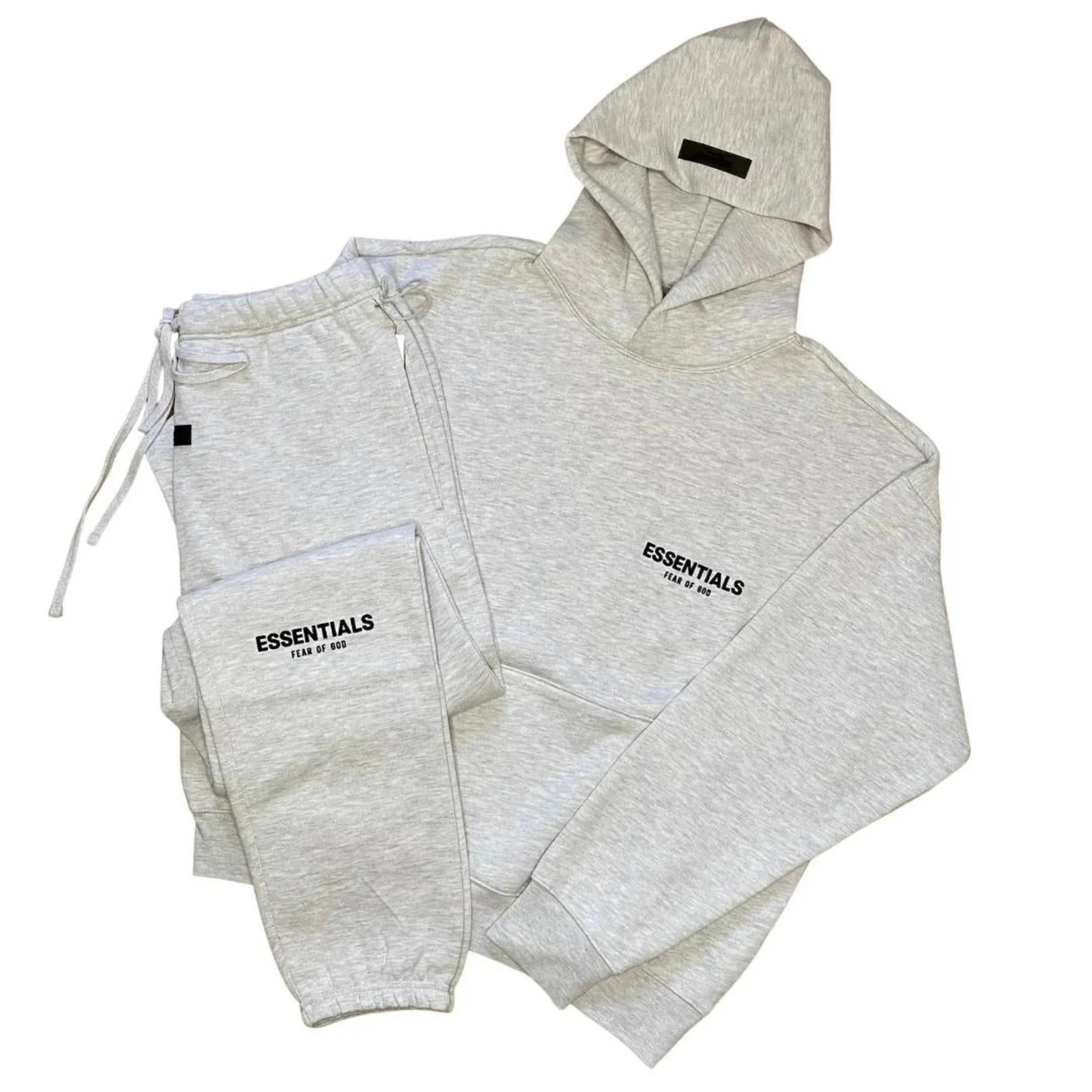 FEAR OF GOD ESSENTIALS TRACKSUIT- LIGHT GREY
