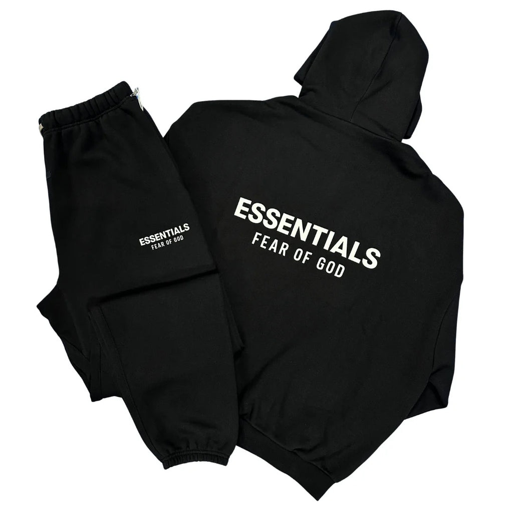 FEAR OF GOD ESSENTIALS TRACKSUIT - BLACK (FW24)