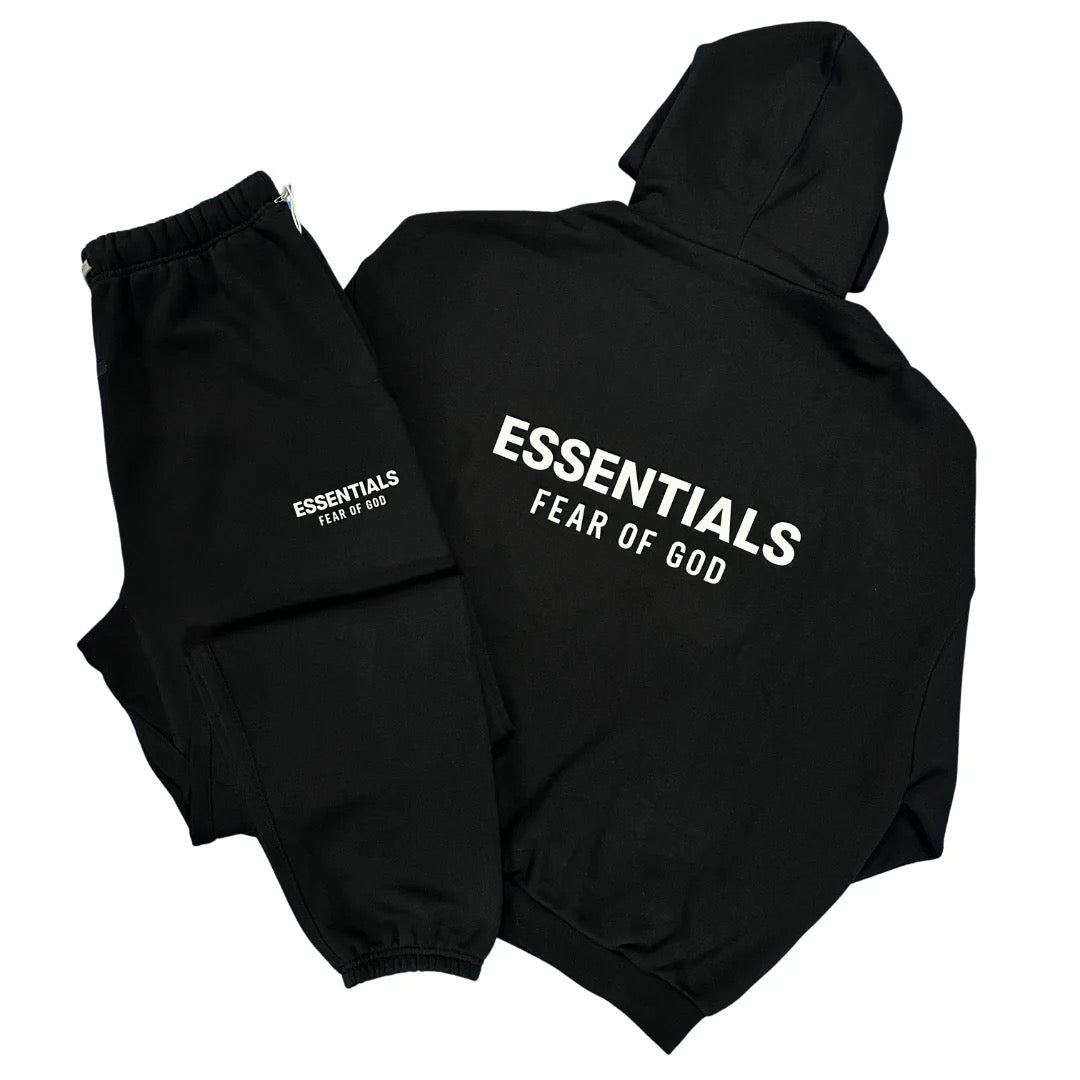 FEAR OF GOD ESSENTIALS TRACKSUIT - BLACK (FW24)