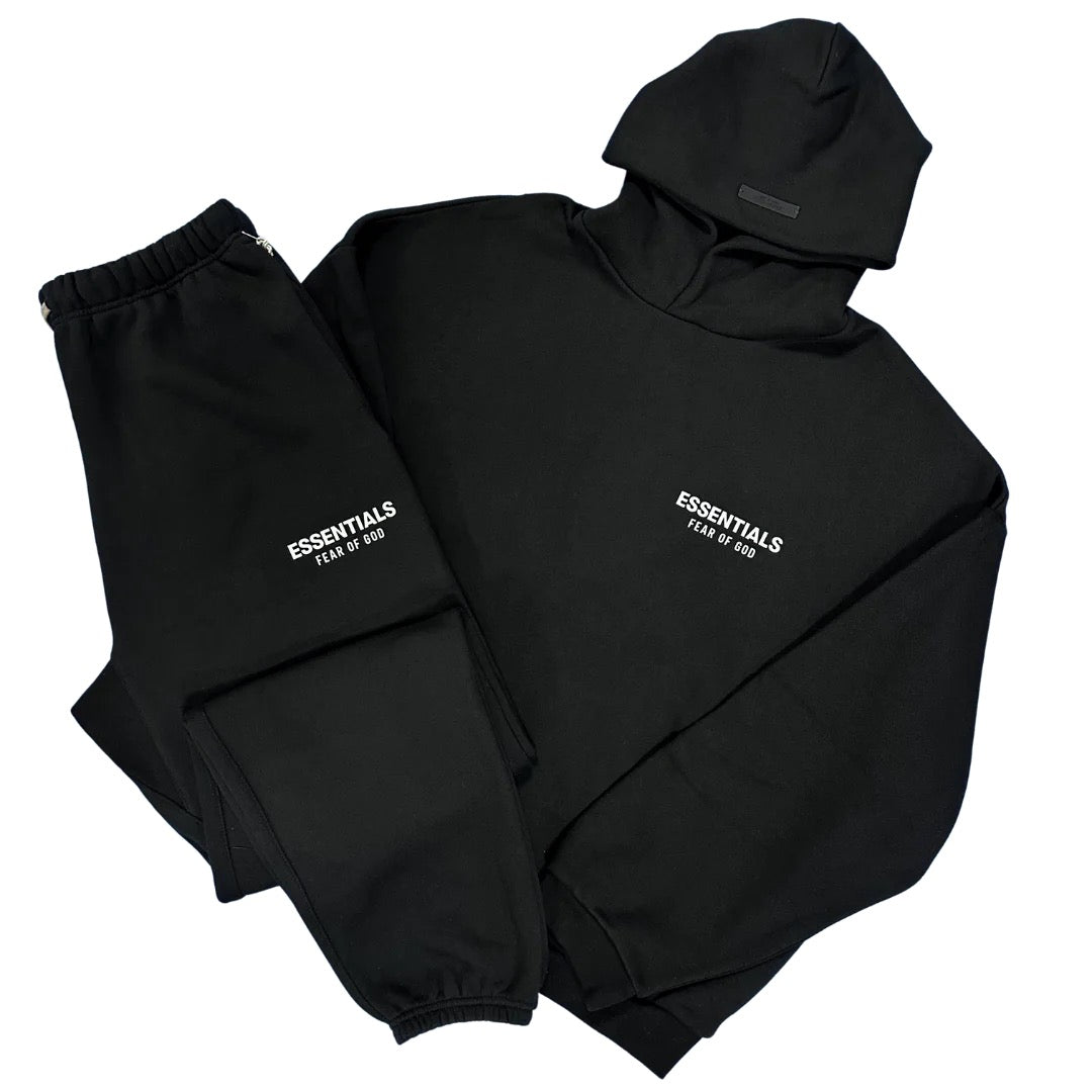 FEAR OF GOD ESSENTIALS TRACKSUIT - BLACK (FW24)
