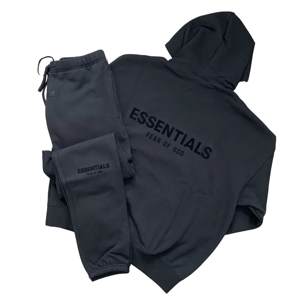 FEAR OF GOD ESSENTIALS TRACKSUIT - BLACK