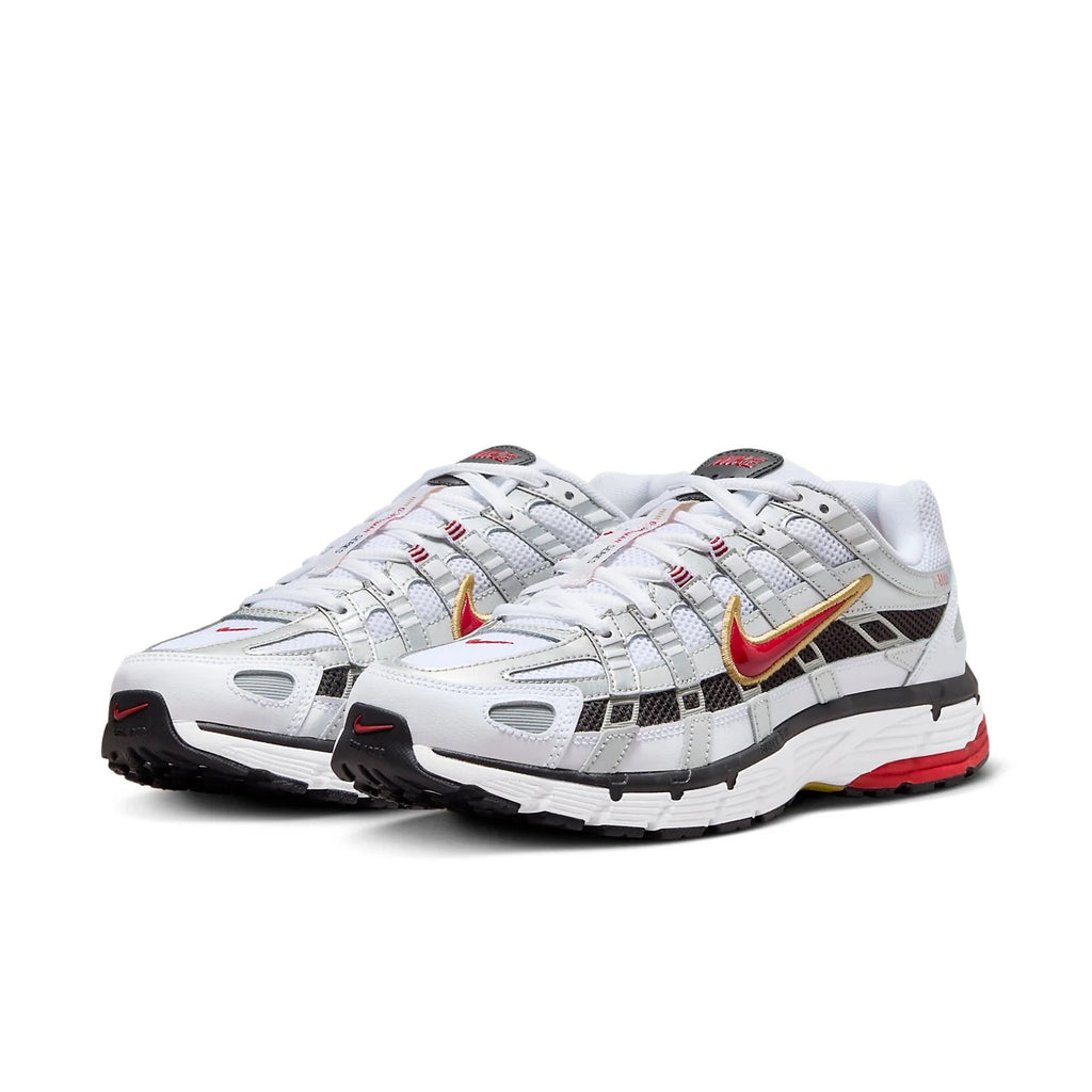 NIKE P-6000 'Platinum Varsity Red'