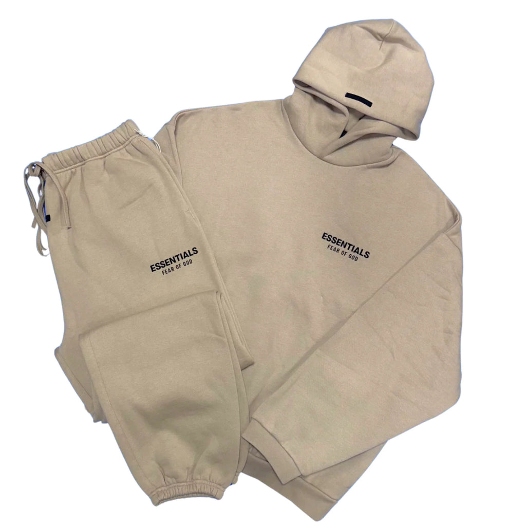 FEAR OF GOD ESSENTIALS TRACKSUIT - BEIGE