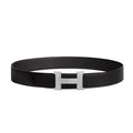 Hermes Belt - Mens 'Black Silver'