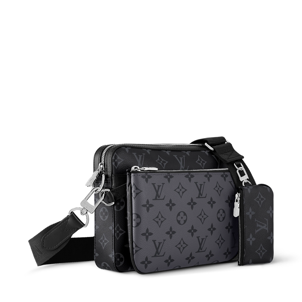 Louis Vuitton Trio Messenger 'BLACK GREY'