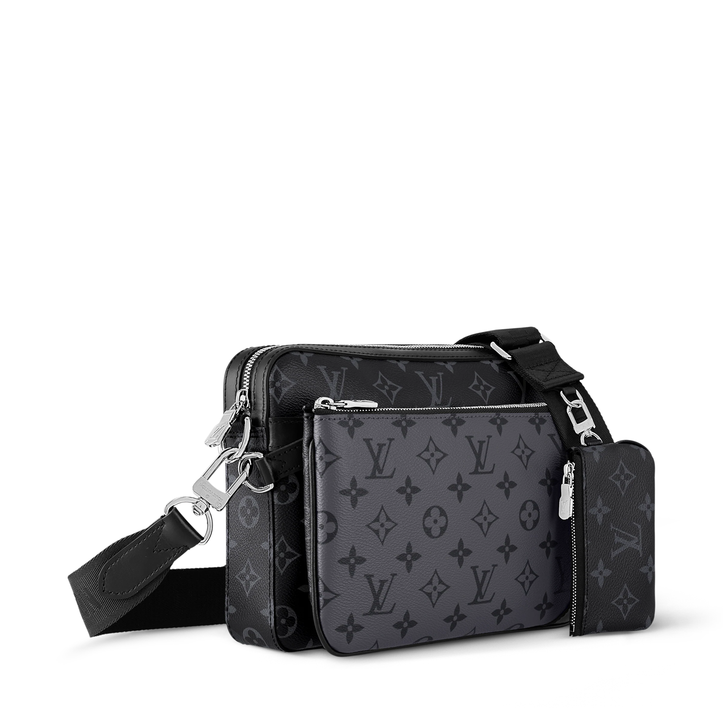 Louis Vuitton Trio Messenger 'BLACK GREY'