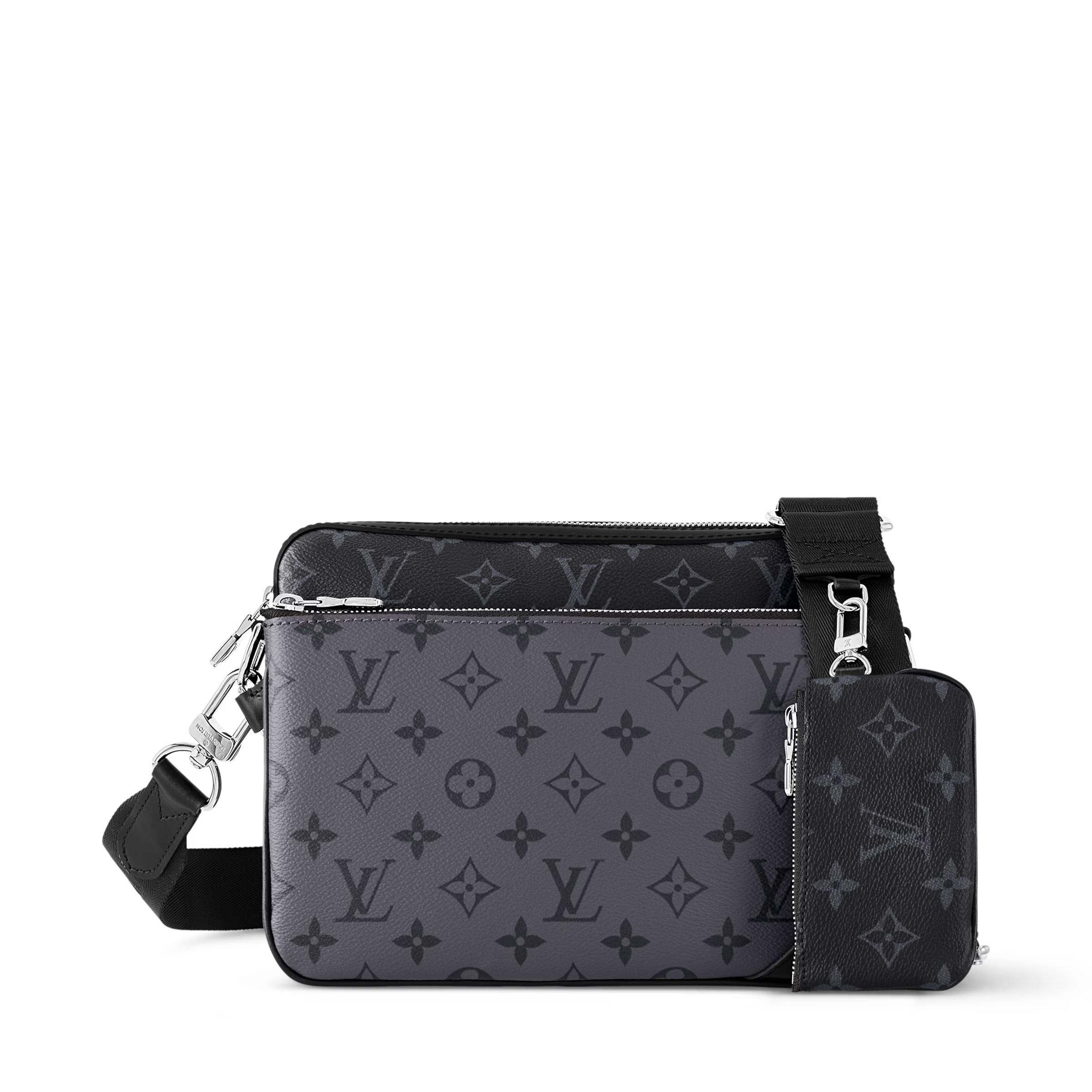 Louis Vuitton Trio Messenger 'BLACK GREY'